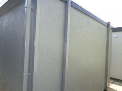 Unit 3.60x2.70 met 1 zijde glas