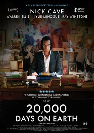 20,000 DAYS ON EARTH filmposter.
