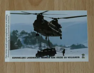 Sticker, Chinook, Koninklijke Landmacht, jaren'90.(1)