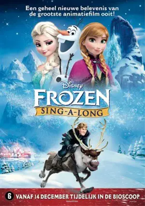 FROZEN SING - A - LONG filmposter.