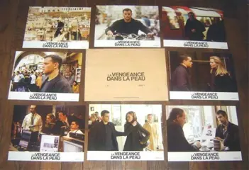 THE BOURNE ULTIMATUM lobbycard set.