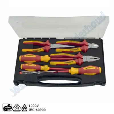 Promat tangen/schroevendraaierset VDE 7-delig