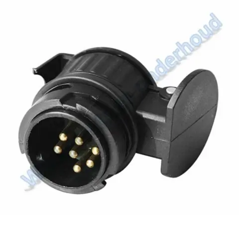 Verloopstekker kort 13- naar 7-polig