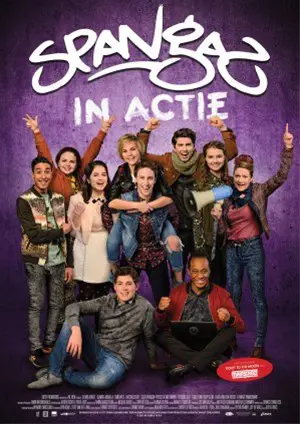 SPANGAS IN ACTIE filmposter.