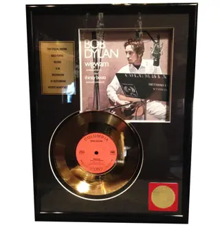Bob Dylan Wigwam 24 KT Gouden Plaat