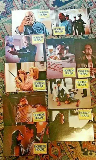 HOUSE 3 ( THE HORROR SHOW ) lobbycard set.