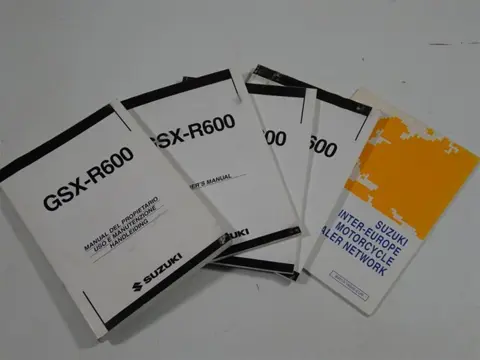 INSTRUCTIEBOEKJE Suzuki GSX R 600 2004 - 2005