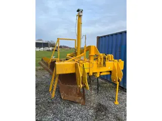 Onbekend 1 schaar diepploeg met achterschaar / nieuwe slijtdelen / maximaal 1.10 meter diep