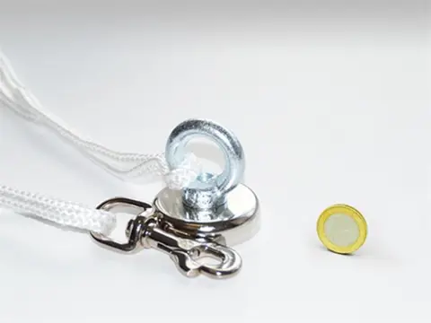 Neodymium magneet Vismagneet met een trekkracht van 88 kg