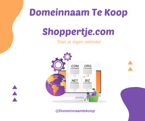 Domeinnaam te koop aangeboden Shoppertje.com