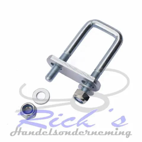 Haakse stroppen ( U-bouten) met een stroppenplaatje