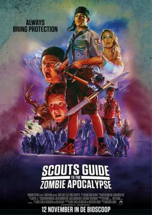 SCOUTS GUIDE TO THE ZOMBIE APOCALYPSE poster.