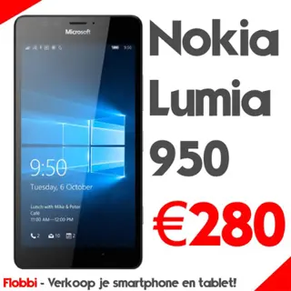 Nokia Lumia 950. Hoge vergoeding, snel &amp; betrouwbaar