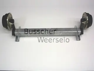 As Assen Aanhanger 1800KG pad 800-1900 FS Geremd Voorradig