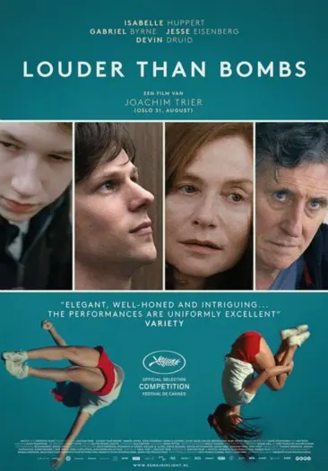 LOUDER THAN BOMBS filmposter.