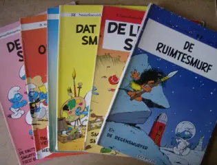 Smurfen stripboeken adv 1676