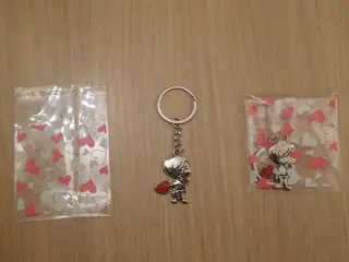 Sleutelhanger bruidegom (huwelijksbedankjes)