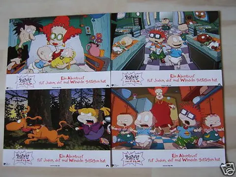 THE RUGRATS MOVIE lobbycard set.
