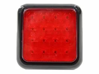 LED mistachterlicht 104x104 mm, 12/24V