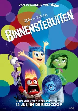 BINNENSTEBUITEN( INSIDE OUT ) filmposter.