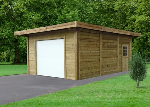 Tuinhuis-Carport geïmpregneerd (S7756): 5064 x 7064mm