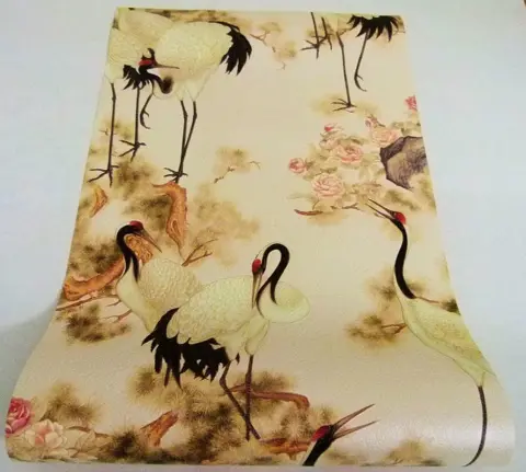 Kraanvogel behang faro as creation 7686-43