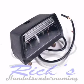 Kentekenverlichting opbouw met aansluitdraad