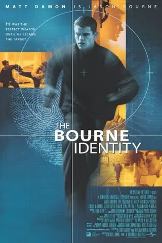 THE BOURNE IDENTITY filmposter en filmfotoset.