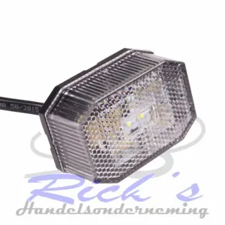 Breedtelamp Aspöck flexipoint wit LED