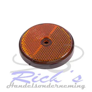 Reflector rond kleur: oranje ,rood,of wit 60 mm