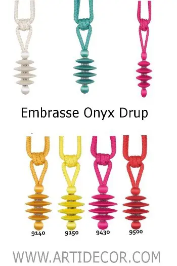 Embrasse Onyx Drup (leverbaar in 13 kleuren)