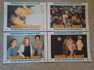 MUSIC OF THE HEART lobbycard set.