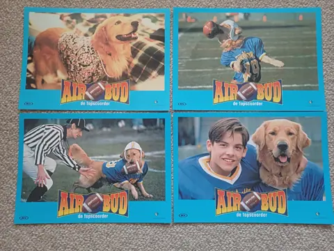 AIR BUD lobbycard set.
