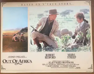 OUT OF AFRICA lobbycard set.