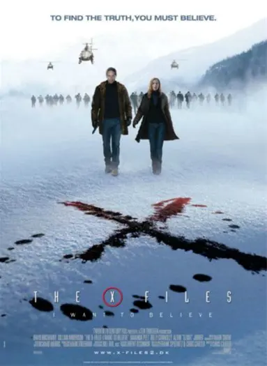 THE X - FILES : I WANT TO BELIEVE filmposter.