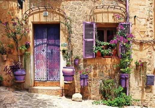 Straatje in Toscane *Fotobehang4you