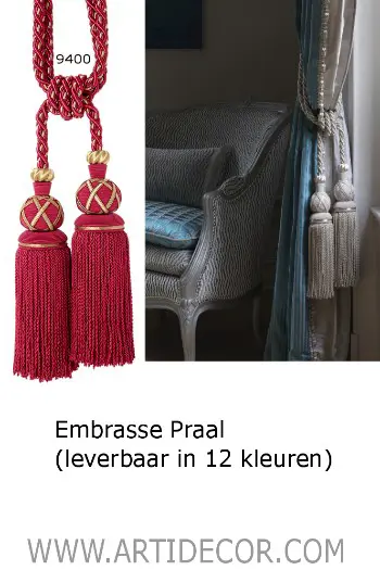 Embrasse Praal (leverbaar in 12 kleuren)