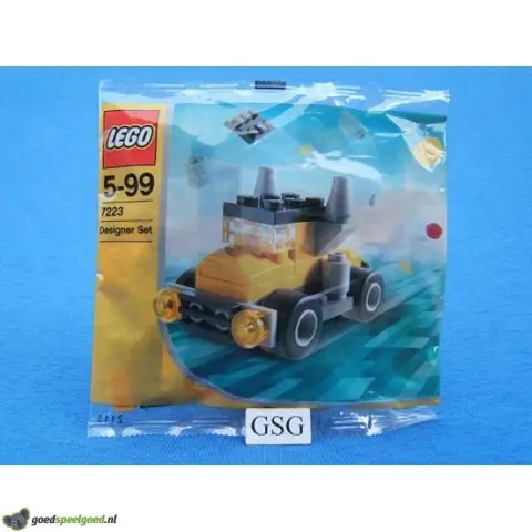 Gele vrachtwagen nr. 7223-00