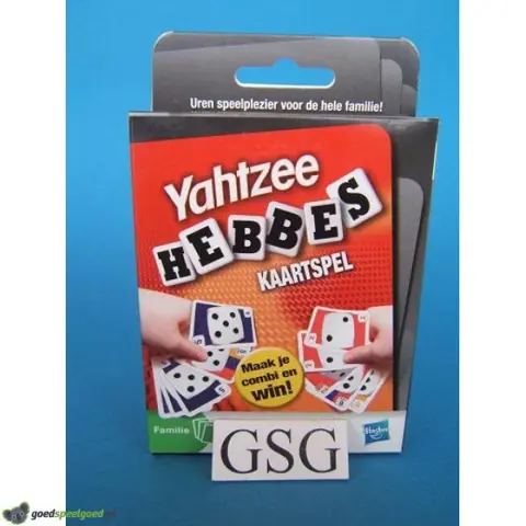 Yahtzee hebbes kaartspel nr. 0510 18229 104-00