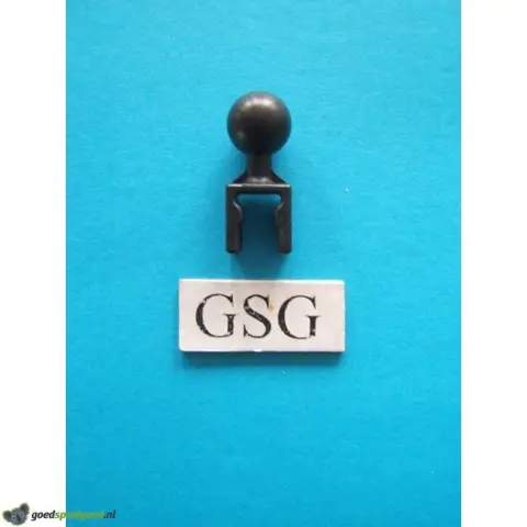 Scharnierkoppeling bol donker grijs nr. 16457