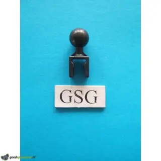 Scharnierkoppeling bol donker grijs nr. 16457