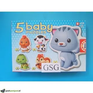 Baby puzzles 3 st + 3 st + 4 st + 4 st + 5 st nr. 13473