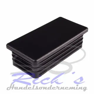 Insteekdop, meubeldop, inslagdop, beschermkap rechthoek