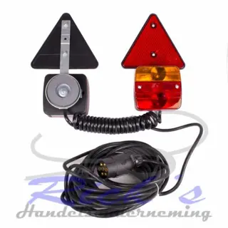 Verlichtingset, noodverlichting met driehoekreflector