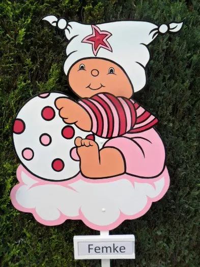 Geboortebord / geboorteborden goedkoop huren