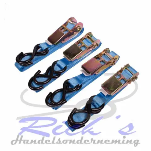 Sjorband / spanband set van 4 stuks