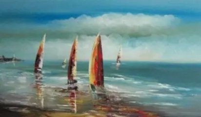 Schepen Russische Schilderij