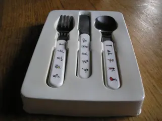 Kinderbestek - unicef - 3 delig