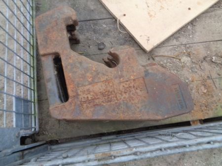 Deutz fahr - 6 gewichte 25 kilo