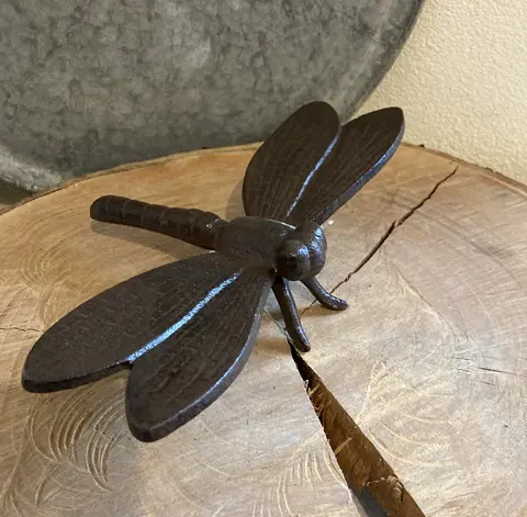 GIETIJZEREN LIBELLE GROOT NIEUW